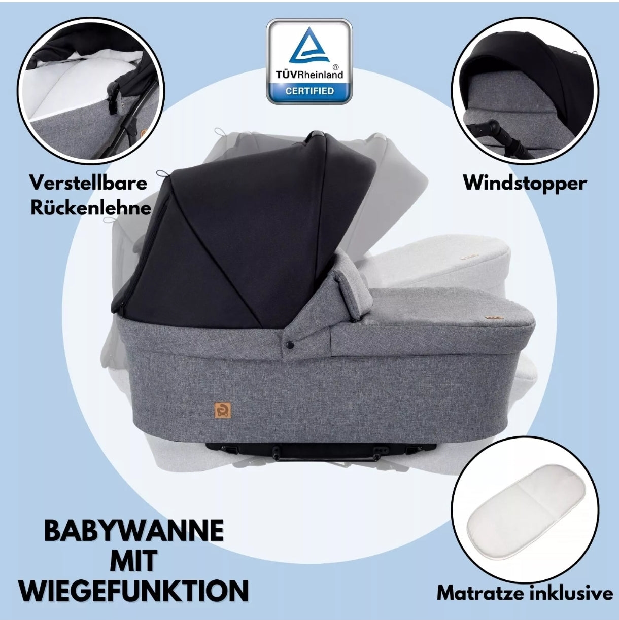 Boston 3 in 1 Complete Set with Car Seat Combi Stroller
