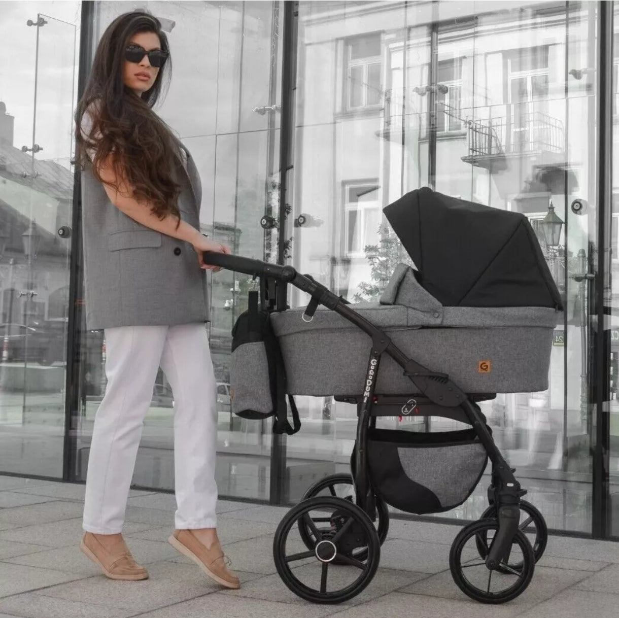 Boston 3 in 1 Complete Set with Car Seat Combi Stroller