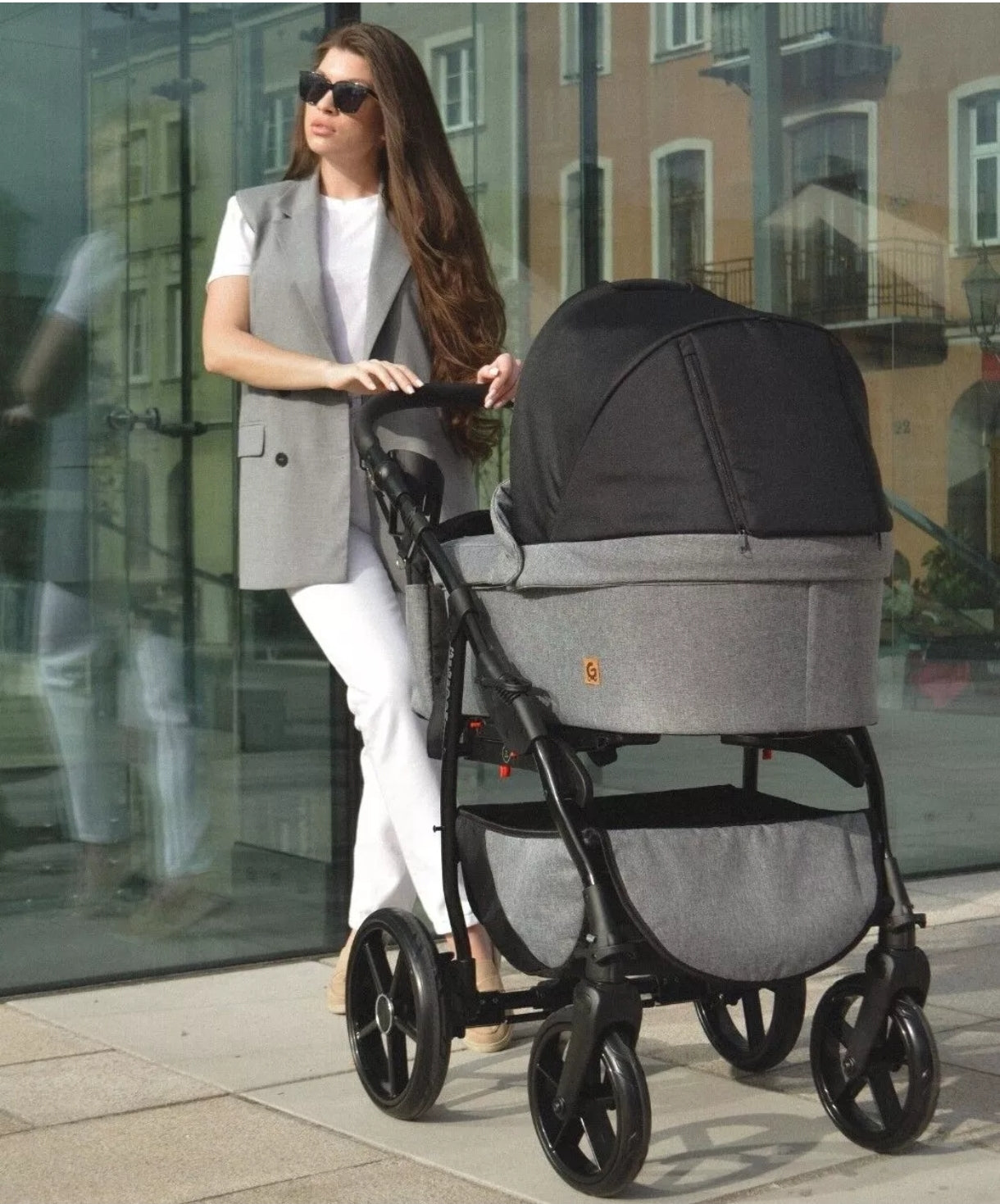 Boston 3 in 1 Complete Set with Car Seat Combi Stroller