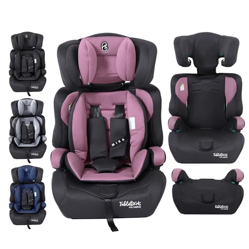 FableKids Children's Car Seat | 3-Point Safety Belt | Car Seat from 15 Months | Car Seat for Children 76-150 cm | Child Seat Adjustable Headrest | ECE R129/03 | Adjustable 44.5 x 41 x 68-75 cm | Blue