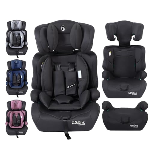 FableKids Children's Car Seat | 3-Point Safety Belt | Car Seat from 15 Months | Car Seat for Children 76-150 cm | Child Seat Adjustable Headrest | ECE R129/03 | Adjustable 44.5 x 41 x 68-75 cm | Blue