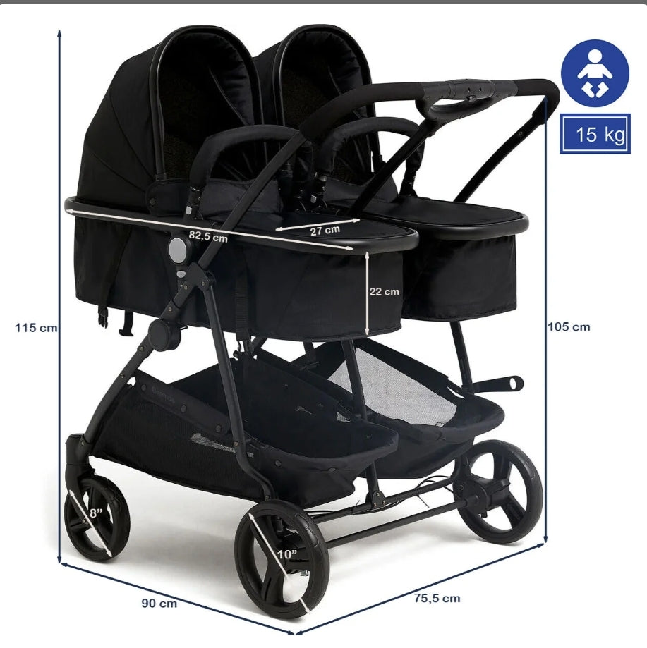Baby Twin Stroller